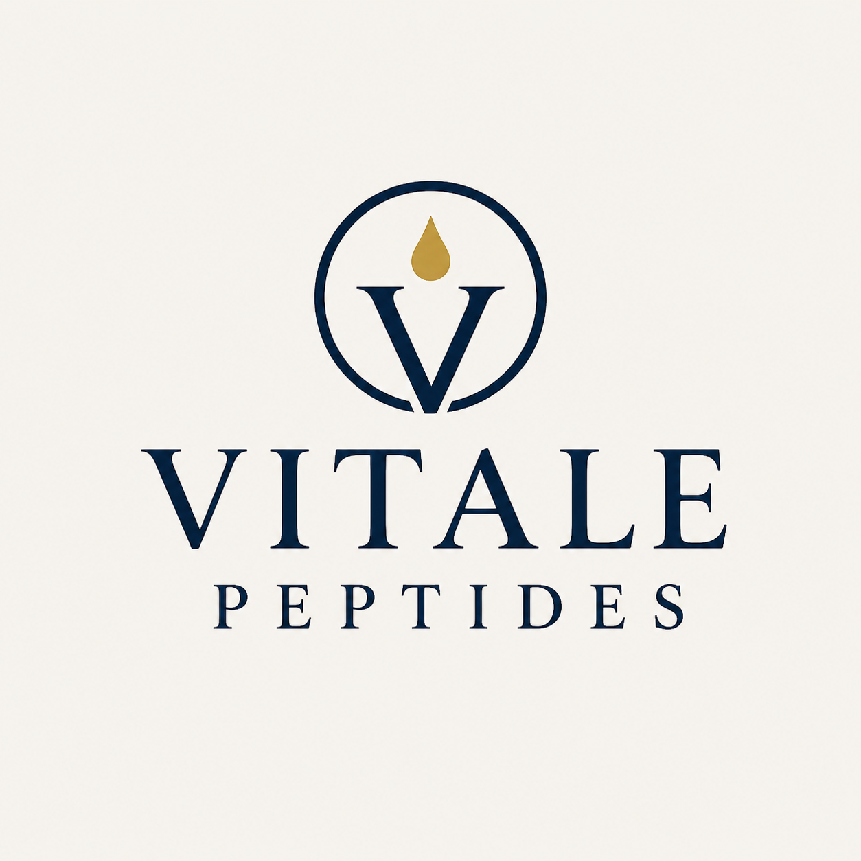 vitale peptides logo emblem